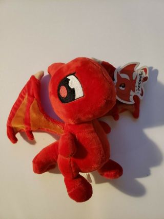 Early 2003 Neopets Red Shoyru Plushie Toy Stuffed Animal W/ Tag