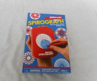 Travel Spirograph The Go Anywhere Design Toy Ages 5,  01017 Compact Complete Vgc