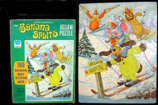 Banana Splits Jigsaw Puzzle Hanna Barbera 1970 Complete Whitman 100 Pc