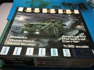 1/35 Halcyon Apc From " Aliens " ; Complete/unstarted But Decal Is Hosed.  Pls Read
