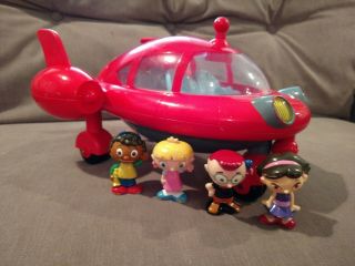 Little Einsteins Pat Pat Rocket And Figures.  Lights And Sounds Work