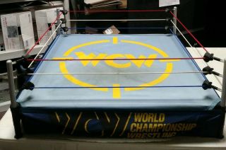Wwe 22 " Elite Scale Wrestling Ring For Figures Mattel Wicked Cool Toys Wcw