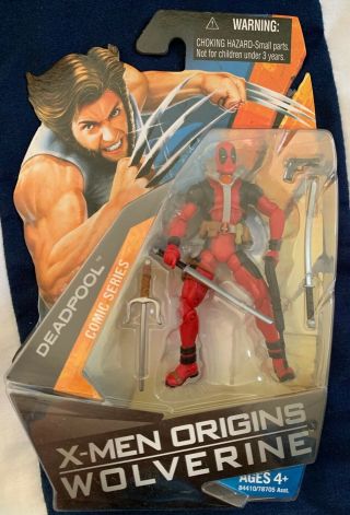 Marvel X - Men Origins Wolverine Deadpool Comic Series 3.  75 " Action Figure Nip