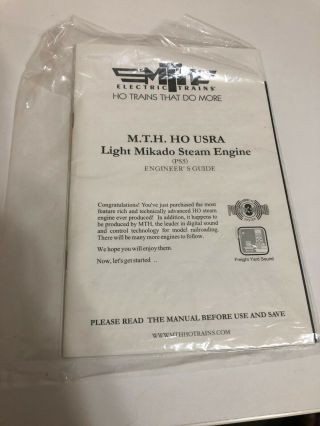2 - 8 - 2 MTH HO USRA LIGHT MIKADO STEAM ENGINE BALTIMORE & OHIO (4519) 5