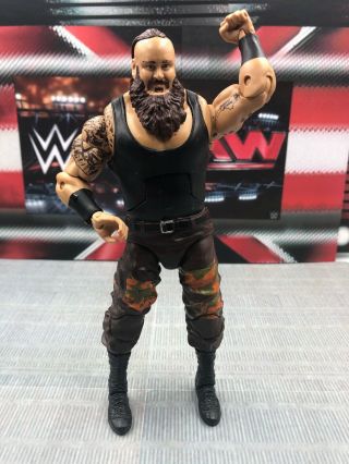 Wwe Braun Strowman Wrestling Figure Mattel Elite Series Monster Among Men Wwf