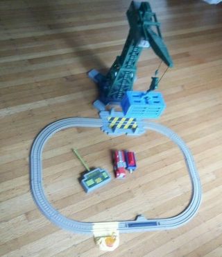 Thomas & Friends Trackmaster RC Cranky & Flynn Save the Day track set RETIRED 2