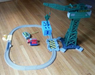 Thomas & Friends Trackmaster RC Cranky & Flynn Save the Day track set RETIRED 4