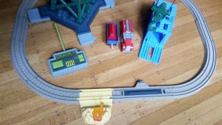 Thomas & Friends Trackmaster RC Cranky & Flynn Save the Day track set RETIRED 8
