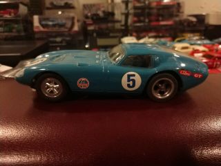 Shelby Cobra Gt Dayton Coupe 1/24 Scale Slot Car Wheelie Chassis 5 Unknown Mfg