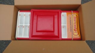 1984 Vintage Matchbox Rotating Store Display Case with Box 8