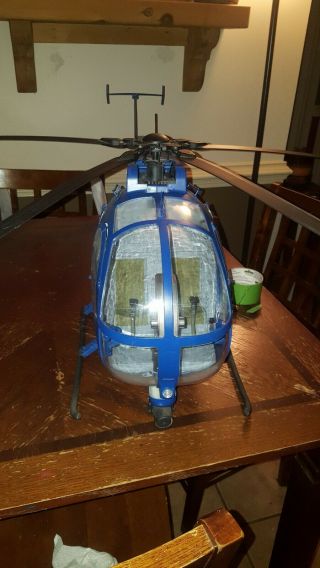 21st Century Toys 1/6 Scale 500 Police Helicopter w/ 12in Pilot 6