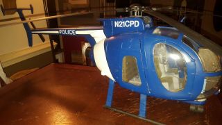 21st Century Toys 1/6 Scale 500 Police Helicopter w/ 12in Pilot 8