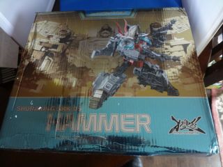 Boxed Transformers G - Creation Shurking Srk - 05 Hammer Red Slag Figure 0724353