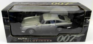 Autoart 1/18 Scale 70020 Aston Martin DB5 Silver 007 James Bond Goldfinger 6