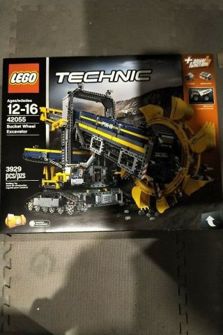 Lego Technic Bucket Wheel Excavator (42055).  Box And Seals Are