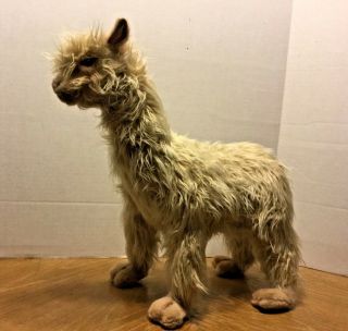 Hansa Llama Standing Plush Toy Stuffed Life Like Animal