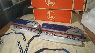 Lionel 0/027 6 - 38154/55 F3 Aa Diesel Pair Train Of The Century1996 C9 Cond
