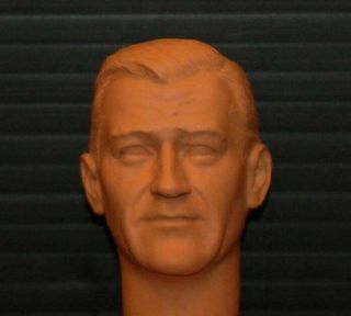 1/6 Scale Custom John Wayne Action Figure Head