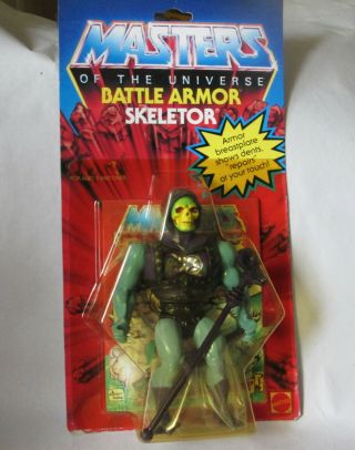1983 Mattel Masters Of The Universe Battle Armor Skeletor Action Figure 7301