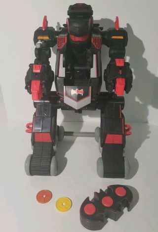 Imaginext Dc Friends R/c Transforming Batbot Red Batman Robot W/remote