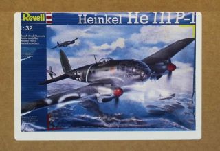 Revell 1:32 Heinkel He - 111 P - 1 He111 Plastic Aircraft Model Kit 04696u