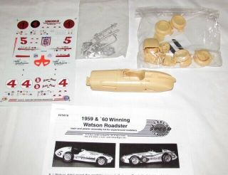 Lance Sellers 1:25 1959 & ’60 Watson Roadster Resin Car Kit 25010