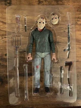 Jason Voorhees - NECA Friday The 13th Part 3 3D Figure With Opened Box 3