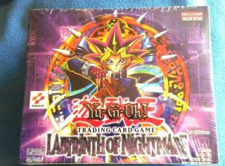Yugioh Labyrinth Of Nightmare 1st Edition Factory 24 Pack Booster Box