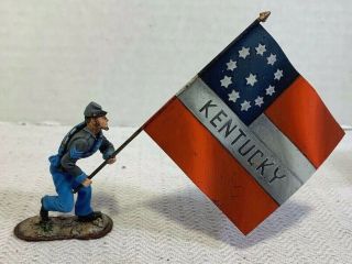Aeroart St.  Petersburg Russia Am.  Civil War Flag Bearer Kentucky Toy Soldier