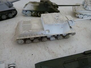 8 Russian USSR World War Two WW 2 Tanks & AFV Built 1/35 Scale 6