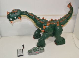 Spike The Ultra Dinosaur Rc W/remote Control Toy Fisher Price Without Charger