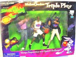 1996 Triple Play Michael Jordan Space Jam Figures -
