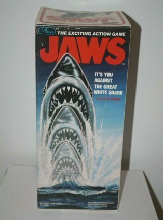 1989 Just Toys Jaws The Game Reissue Of 1975 Ideal Game Very Rare
