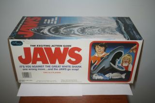 1989 Just Toys Jaws The Game Reissue of 1975 Ideal Game VERY RARE 2