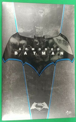Batman V Superman Dawn Of Justice Figure Armored Batman Hot Toy 1/6 Scale Mms349