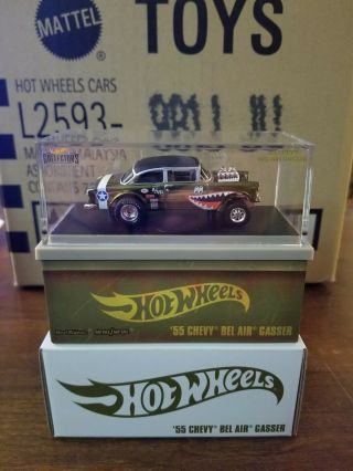 Hot Wheels Rlc 2019 55’ Chevy Bel Air Gasser Wwll Flying Tiger Low Number 174