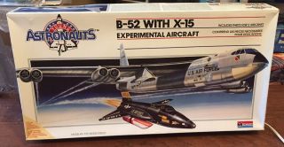 Monogram 5907 1/72 Scale Young Astronauts B - 52 W/x - 15 Aircraft Kit