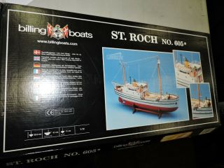 Billings 1:72nd Scale R C M Police Boat St Roch Wooden Ship Kit Incl Fitts 605