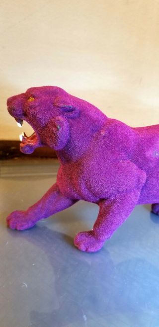 Vintage MOTU He - Man Skeletor ' s Purple Panther Battle Cat 1983 6