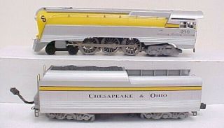 Lionel 6 - 18043 Chesapeake & Ohio Streamlined Hudson & Tender W/rsii Ln/box