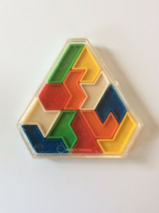 Vintage 1960’s - Plastic Puzzle - 4” X 3.  5” Dime Store,  Toy,  Brain Teaser,