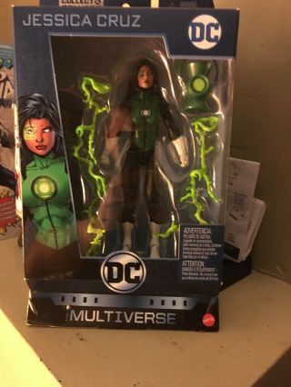 Dc Comics Multiverse Green Lantern Jessica Cruz Figure,  6 "