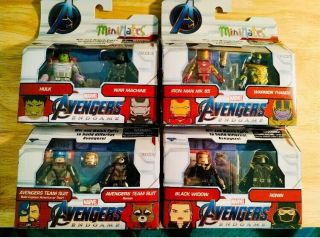 Minimates Marvel Avengers Endgame Walgreens Exclusive Set Of 4.  A,  Seller