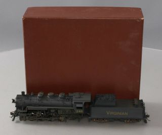 W & R Ho Scale Brass Virginian 0 - 8 - 0 Steam Locomotive 240 Ex/box