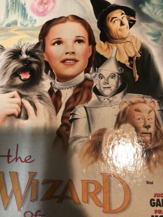 The Wizard Of Oz Classic Movie Poster Puzzle Milton Bradley 2