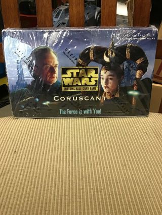 Star Wars Ccg Limited Edition Coruscant Booster Pack Box
