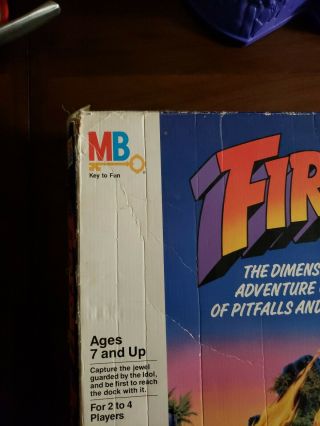 Fireball Island Vintage 1986 Milton Bradley Game 100 Complete 5