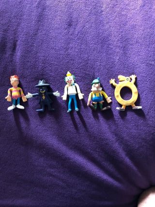 5 1970’s Jack In The Box Bendable Figures