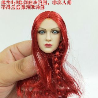 Tbleague 1/6 Pl2019 - 140 - B Steam Punk Red Sonja Headsculpt Mode For 12 " Figure