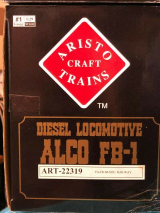 Aristo - Craft G - Scale Southern Railway Alco FA - 1/FB - 2 AB Locomotive Set w/ Sound 10